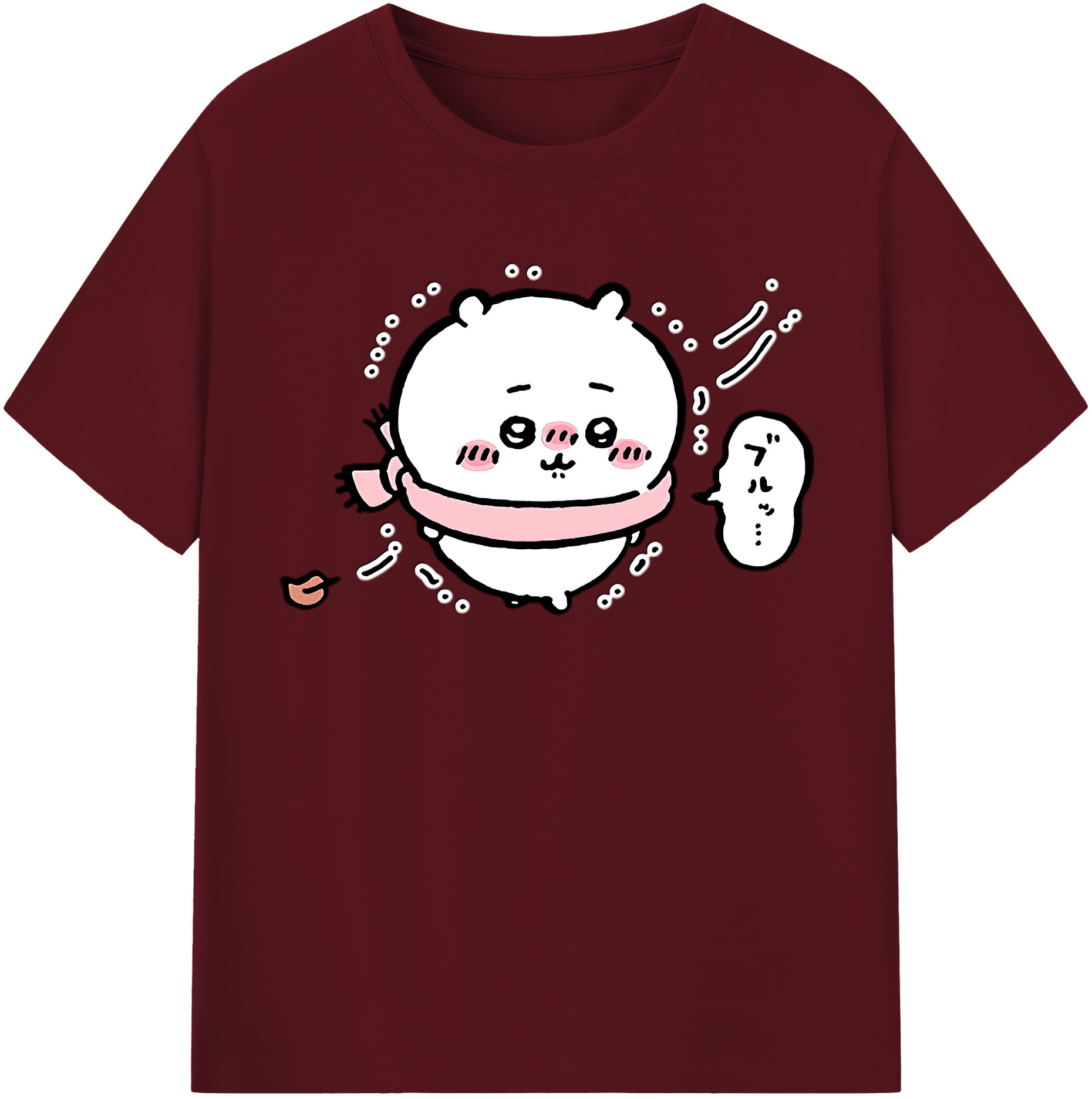 （画像用） ちいかわ ちいかわ Chii-kawa chiikawa 綿100％半袖Tシャツ（フロントプリント）